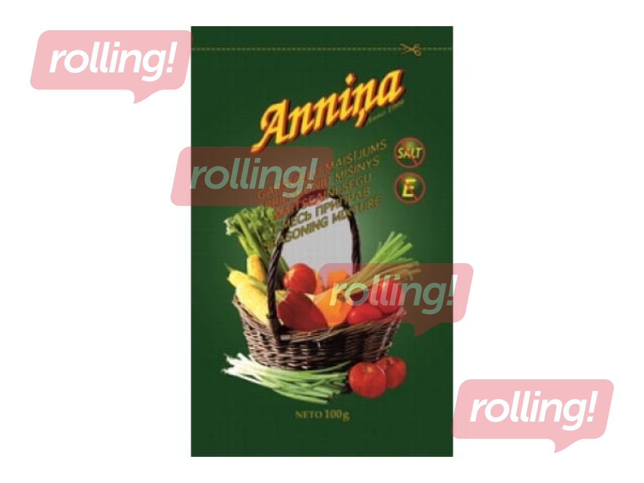 Maitsetaimede segu Anniņa, ilma soolata, 100g