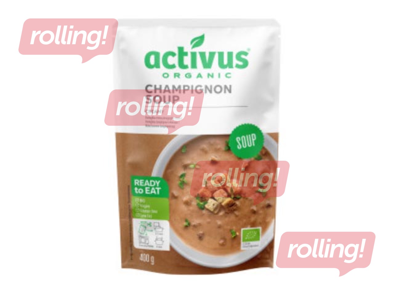 BIO šampinjonikreemisupp Activus Organic, 400g