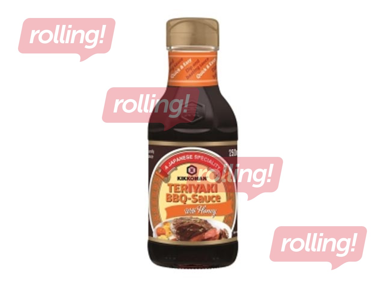 Sojakaste Kikkoman, Teriyaki BBQ, meega, 250ml