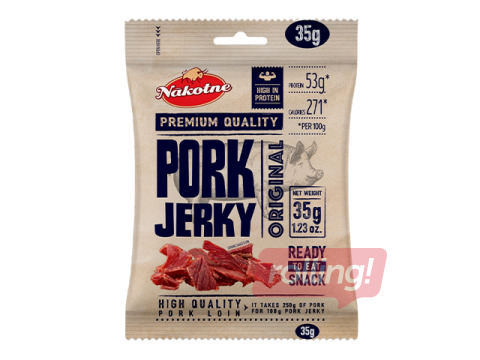 Dried Pork Snack Jerky, Original, 35g