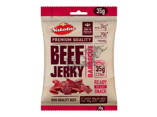 Gaļas uzkoda Beef Jerky, BBQ, 35g