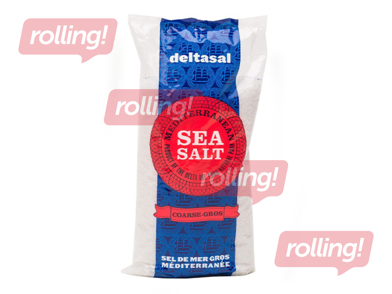 Jūras sāls rupjais Deltasalt, 1kg 
