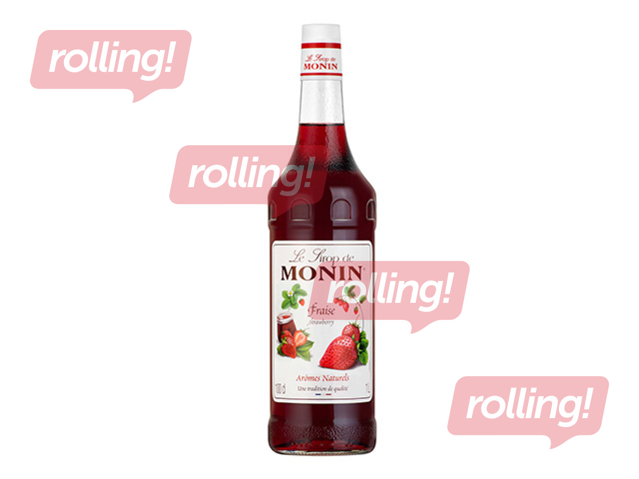 Monin maasikasiirup, 1l (taarapant sisaldub hinnas)