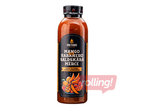 Kaste Oak'A BBQ, magushapu mango ja habaneroga, 600g