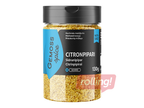 Spice Mix Lemon Pepper Gemoss Spice, 130g