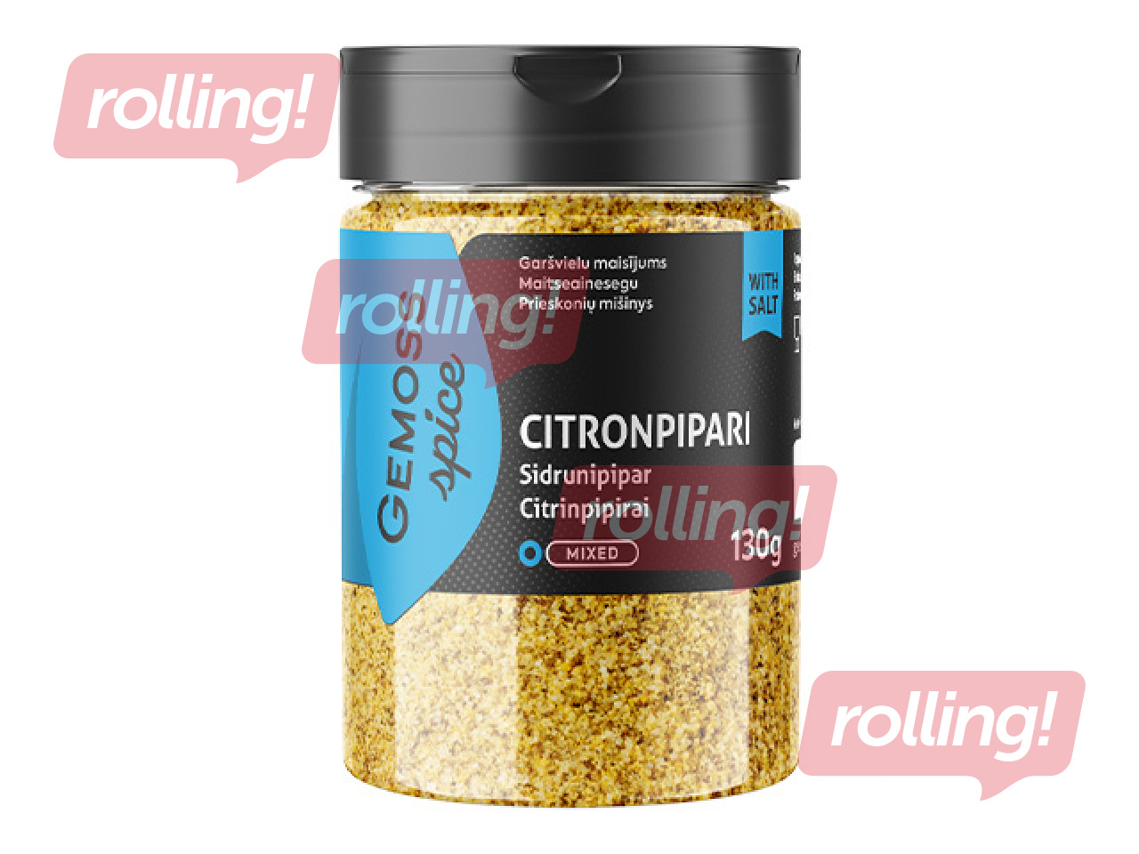 Spice Mix Lemon Pepper Gemoss Spice, 130g