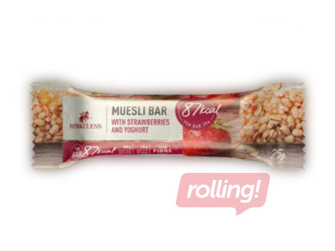 Batoniņš Herkuless Muesli Bar, zemeņu, 25g