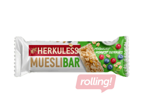 Musli Herkuless Muesli Bar, wild berries, 25g