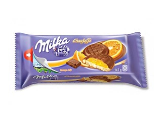 Biscuits Milka Jaffa filled with orange jelly 147g