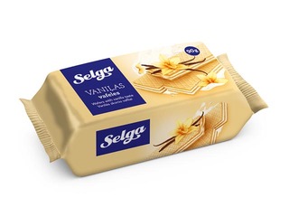 Вафли Selga со вкусом ванили, 90г