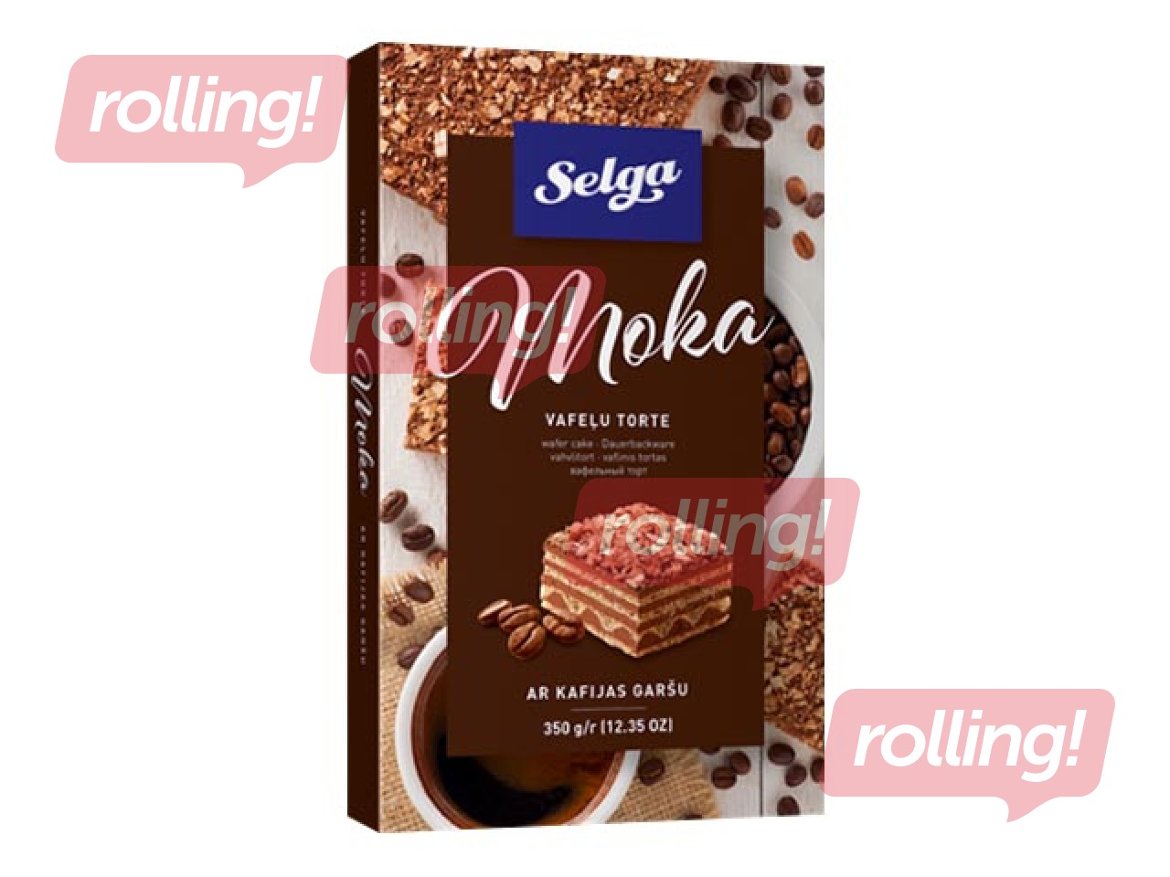 Waffle cake Moka Selga, 350 g