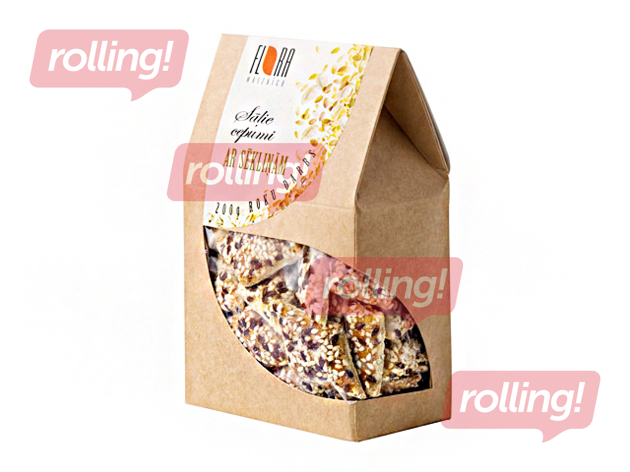 Печенье Flora соленое с семечками, 200 г