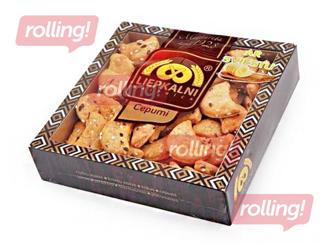 Печенье Mēnestiņi с сыром, Liepkalni, 180г