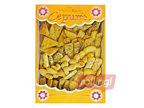 Cepumu izlase Mix, sāļie, 600g