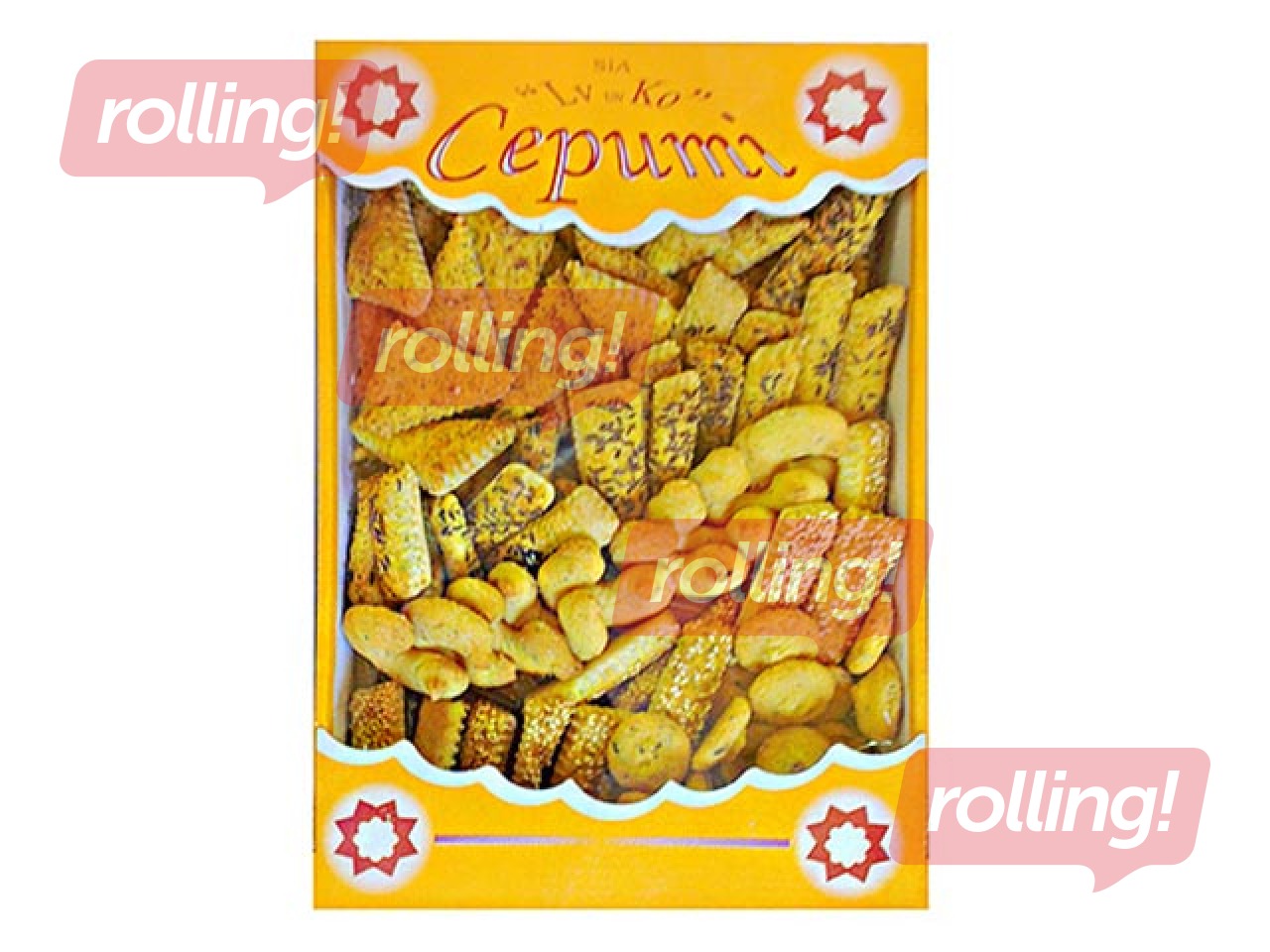 Cepumu izlase Mix, sāļie, 600g