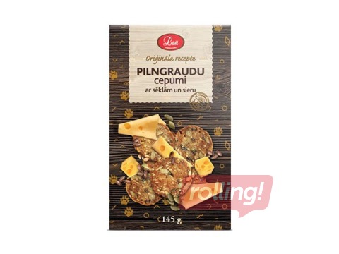Cepumi Lāči pilngraudu ar sēklām un sieru, 145g