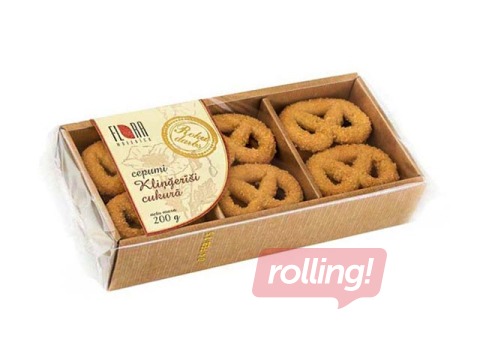 Biscuits Flora pretzels in sugar, 200 g