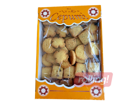 Shortbread cookies Cinnamon triangles, 700g