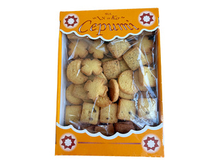 Shortbread cookies Cinnamon triangles, 700g
