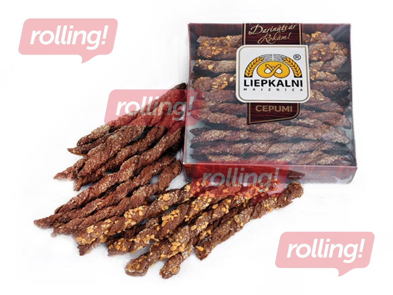 Cepumi Liepkalni kārtainās šokolādes standziņas, 200g