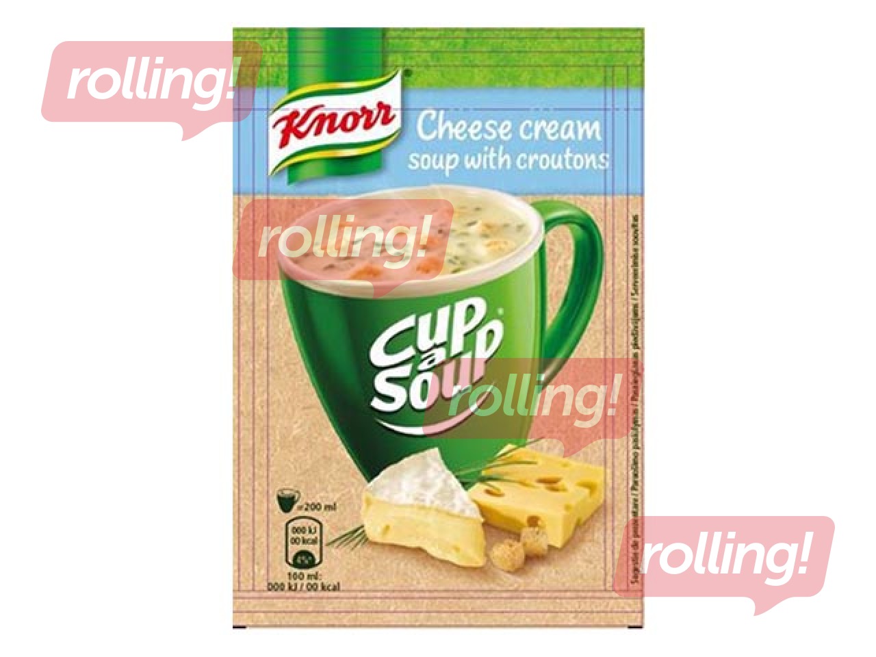 Knorr Cas cheese creamsoup with croutons 19g