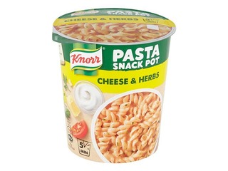 Knorr pasta snack pot with cheese and herbs, 59g