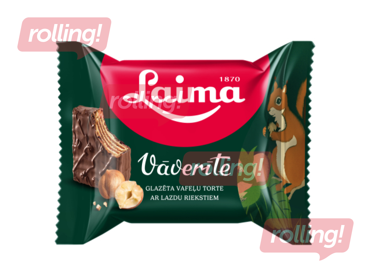 Laima vahvlikook Vāverīte, 40g