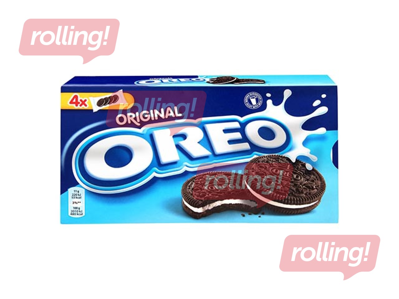 Oreo küpsised vanillitäidisega, 176 g