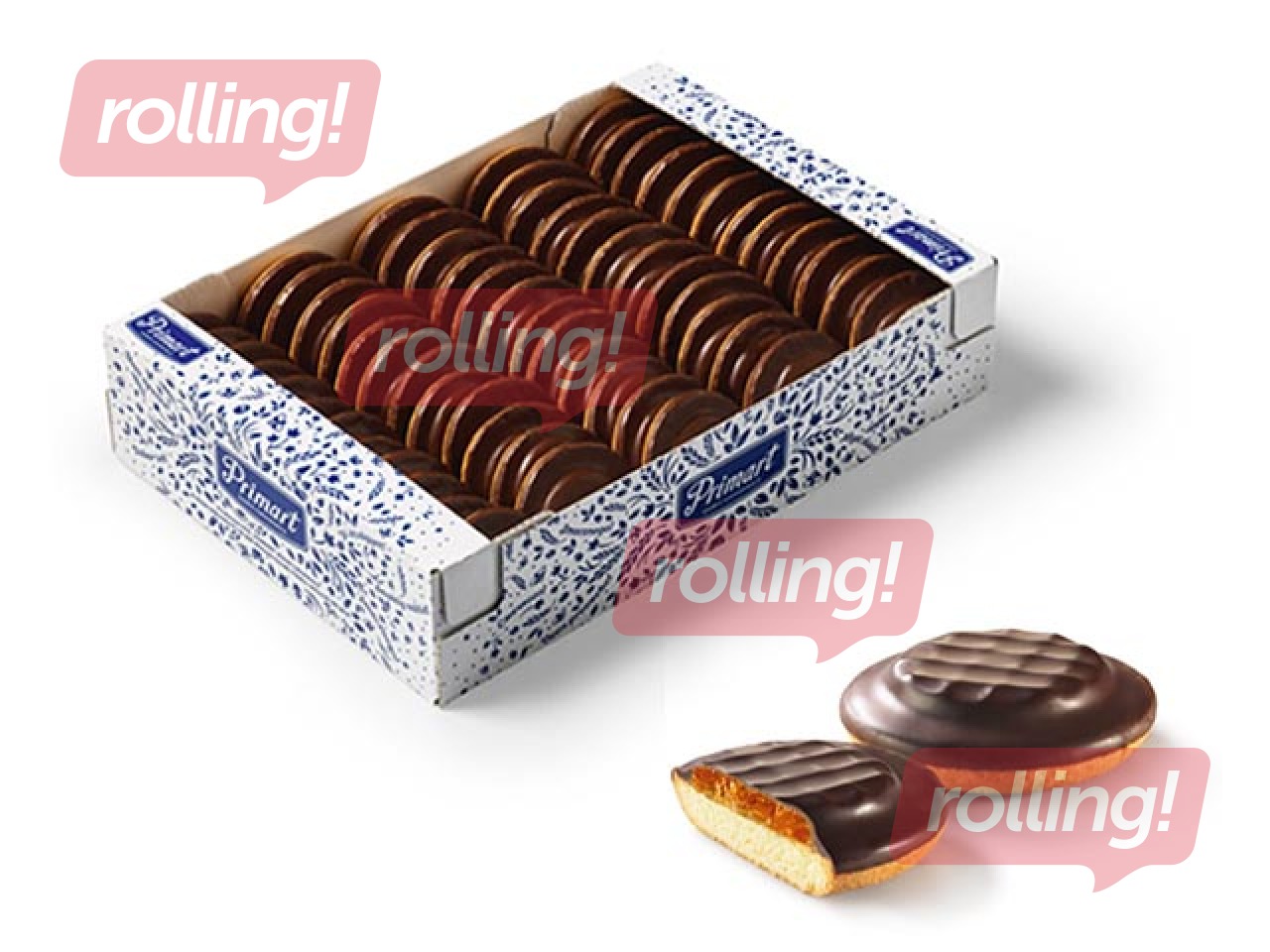 Печенье Primart с апельсиновой начинкой, 900г