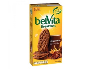 Biscuits Belvita with chocolate, 300g