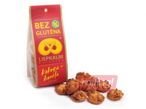 Bezglutēna cepumi Liepkalni ar kokosu un kanēli, 120g