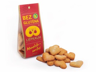 Bezglutēna cepumi Liepkalni mandeļu-vaniļas, 120g