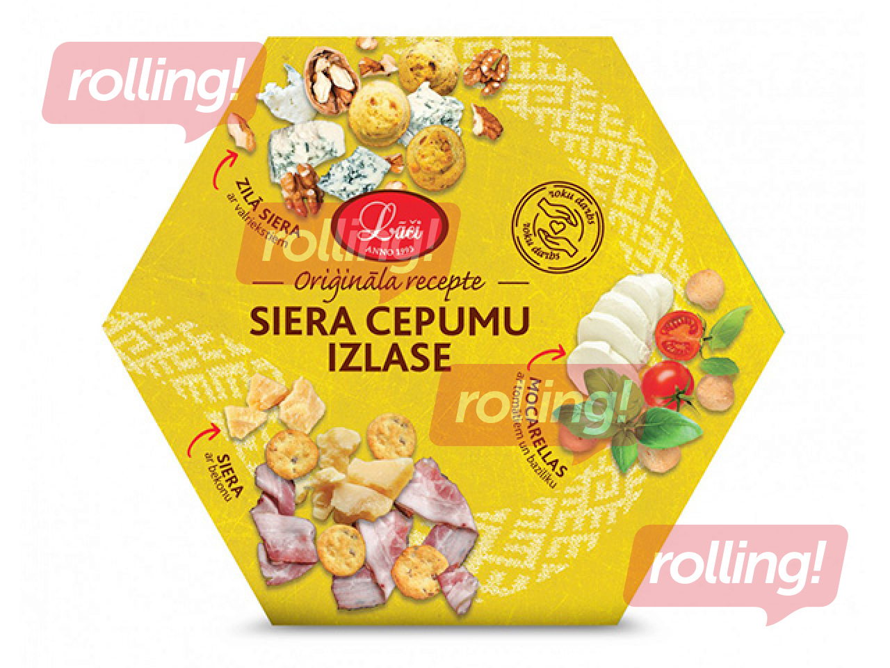 Selection of cheese cookies ''Lāči'', 220g