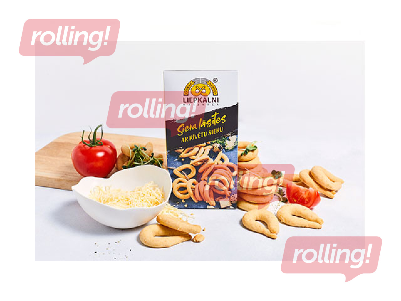 Cookies ''Liepkalni'' Cheese drops with grated cheese, 100g