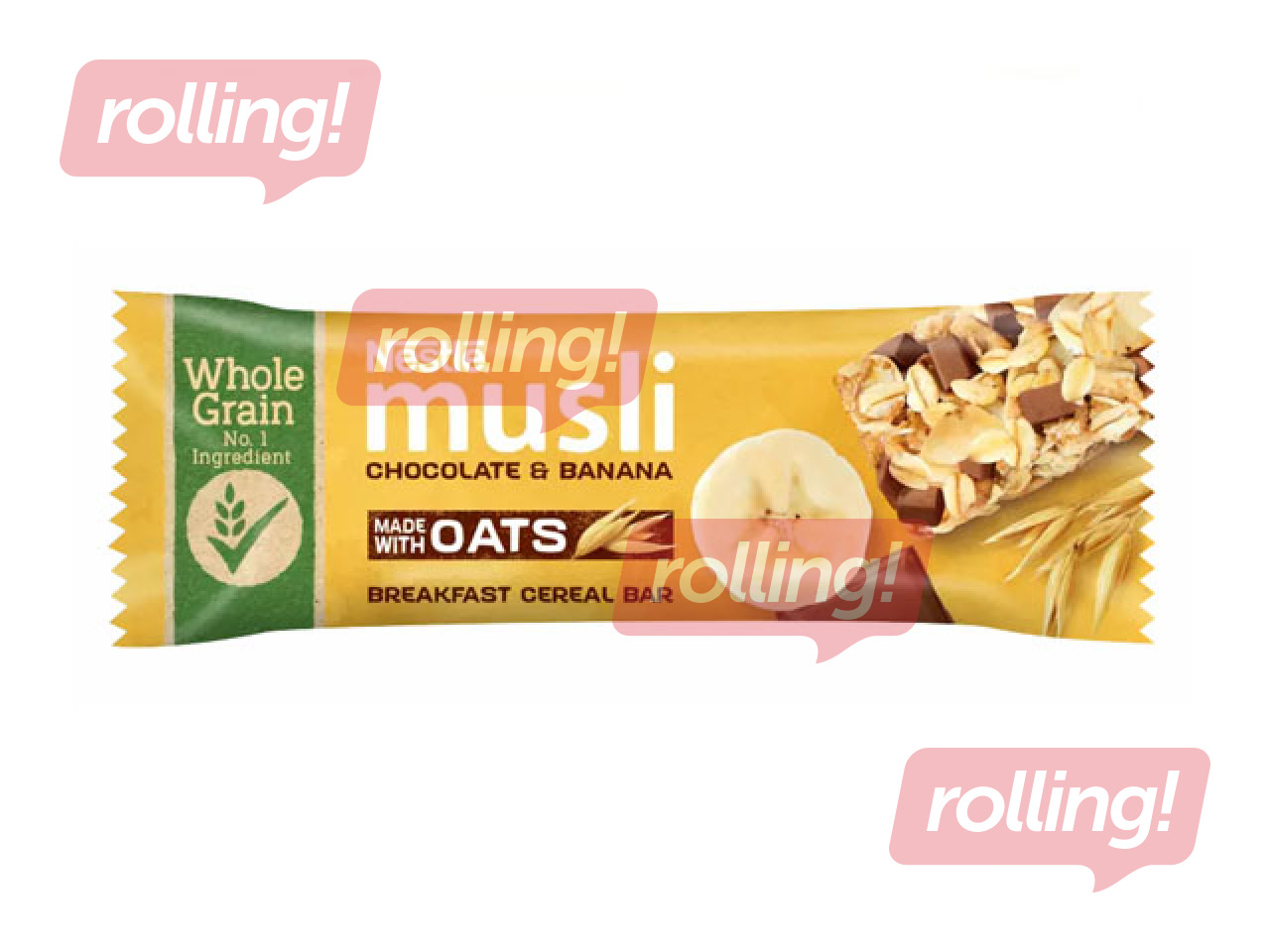 Nestle müslibatoon šokolaadi ja banaaniga, 35g