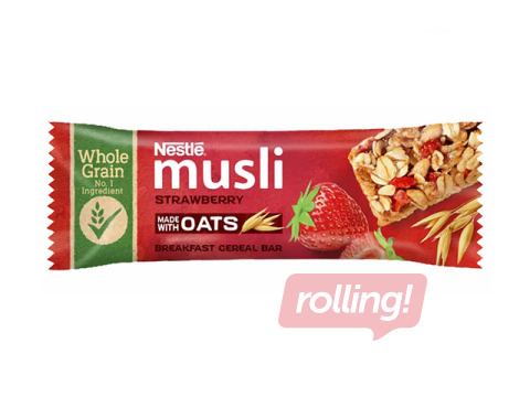 Nestle Musli bar with strawberries, 35g