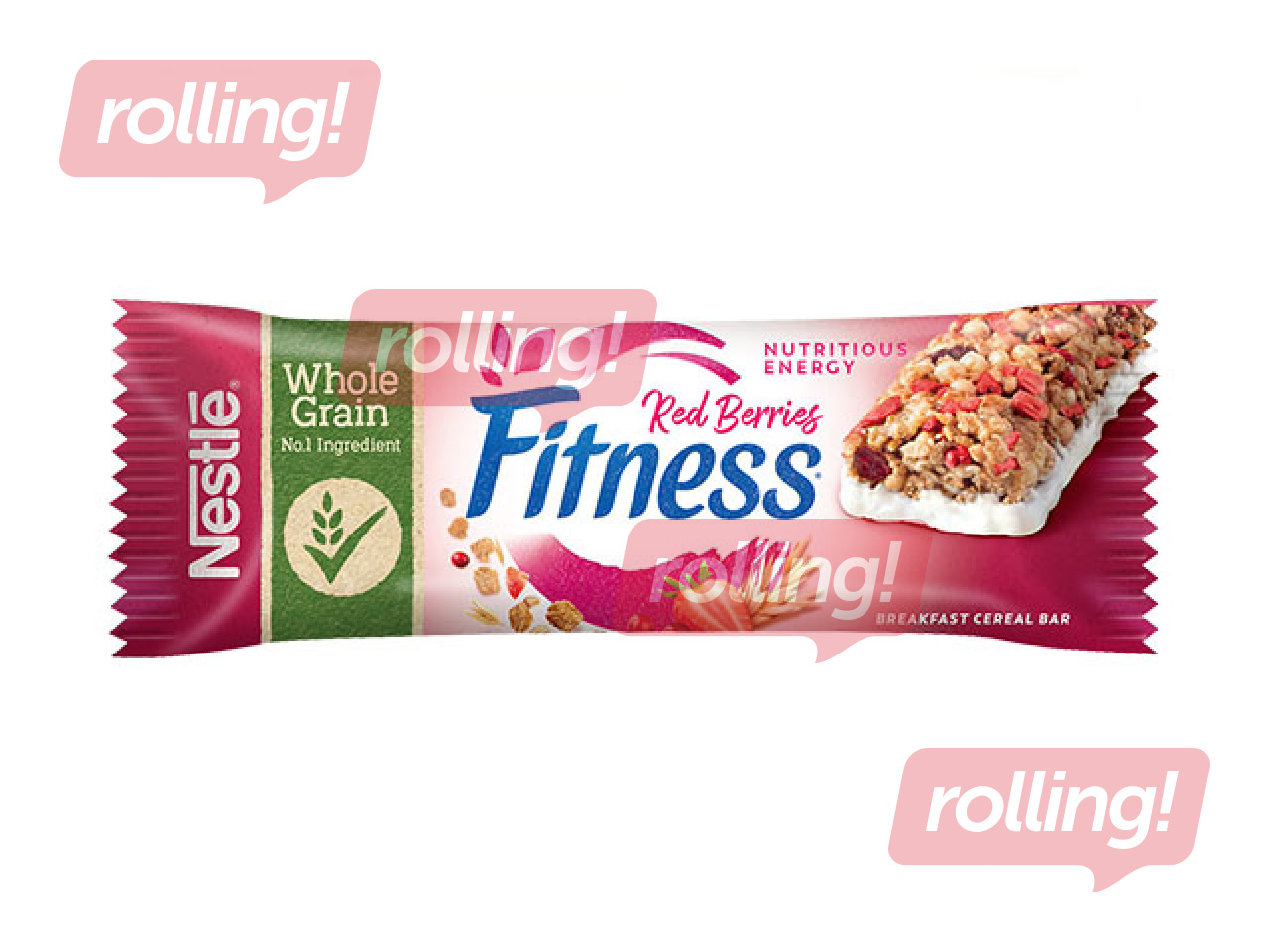 Hommikusöögibatoon Nestle Fitness punaste marjadega, 23.5g