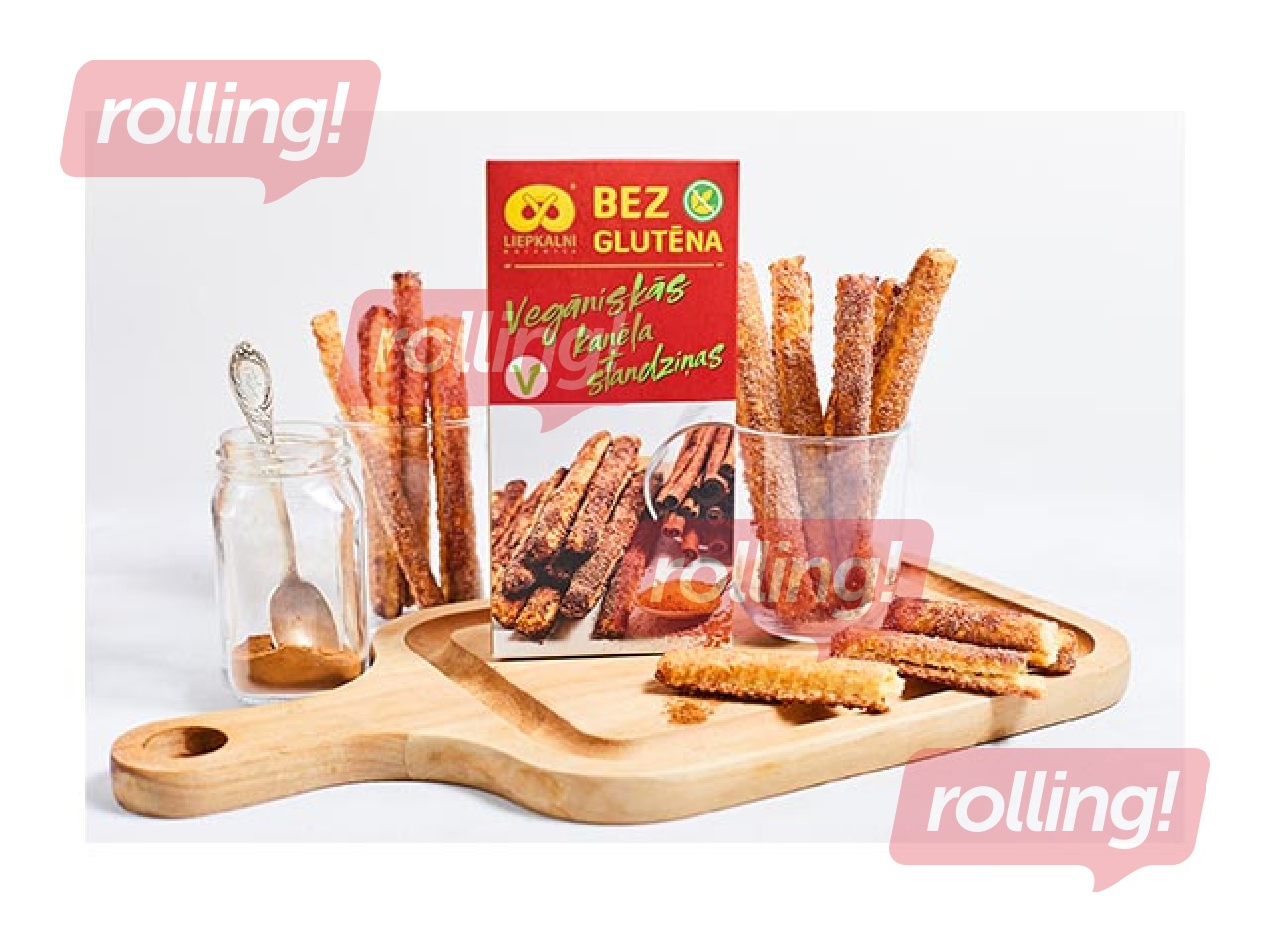 Cepumi Liepkalni Веганские слоёные палочки с корицей, 100г