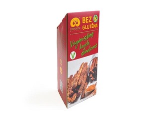 Cookies Liepkalni Vegan layered bars with cinnamon, 100g