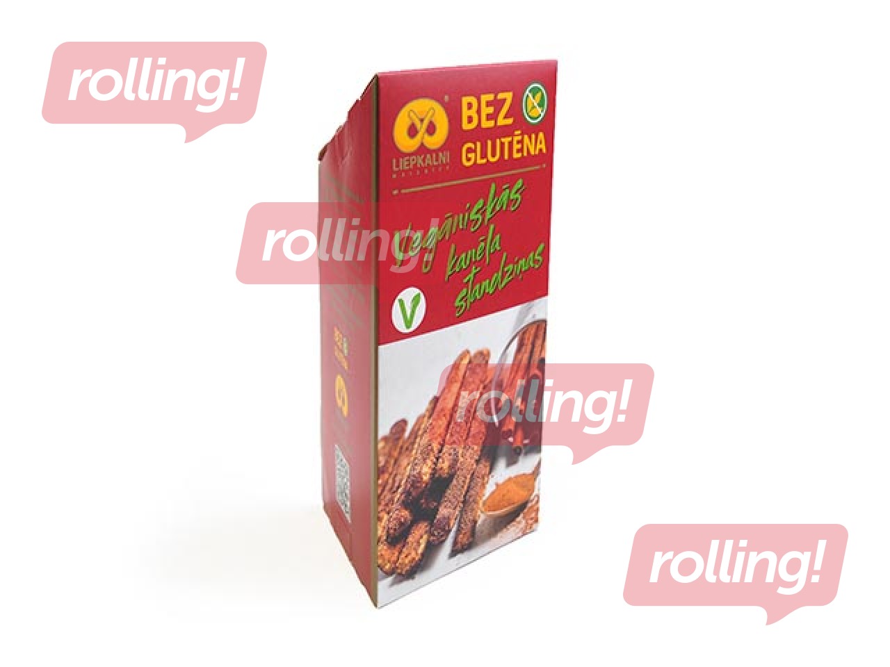 Cookies Liepkalni Vegan layered bars with cinnamon, 100g