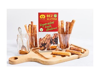 Cookies Liepkalni Vegan layered bars with cinnamon, 100g
