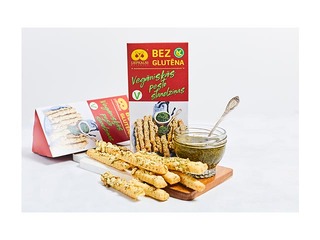 Cookies Liepkalni Vegan layered sticks with pesto, 100g
