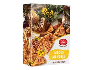 Almond honey triangle biscuits, Lāči, 220g.