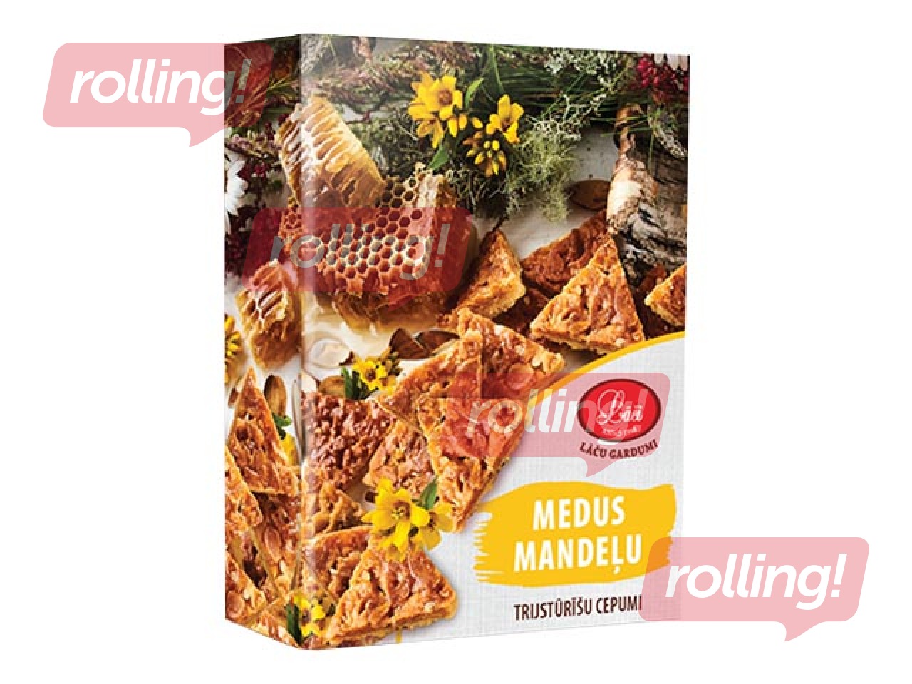 Cepumi Lāči Mandeļu medus trijstūrīšu, 220g