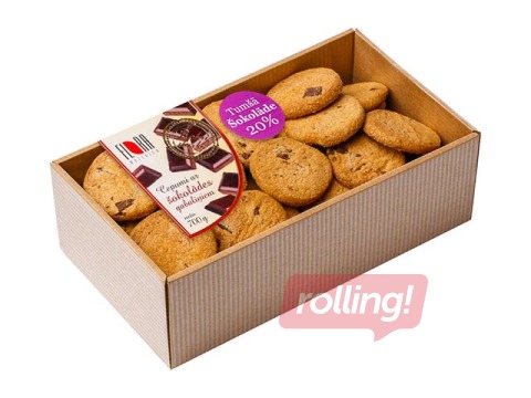 Biscuits sand Flora with chocolate chips, 700 g
