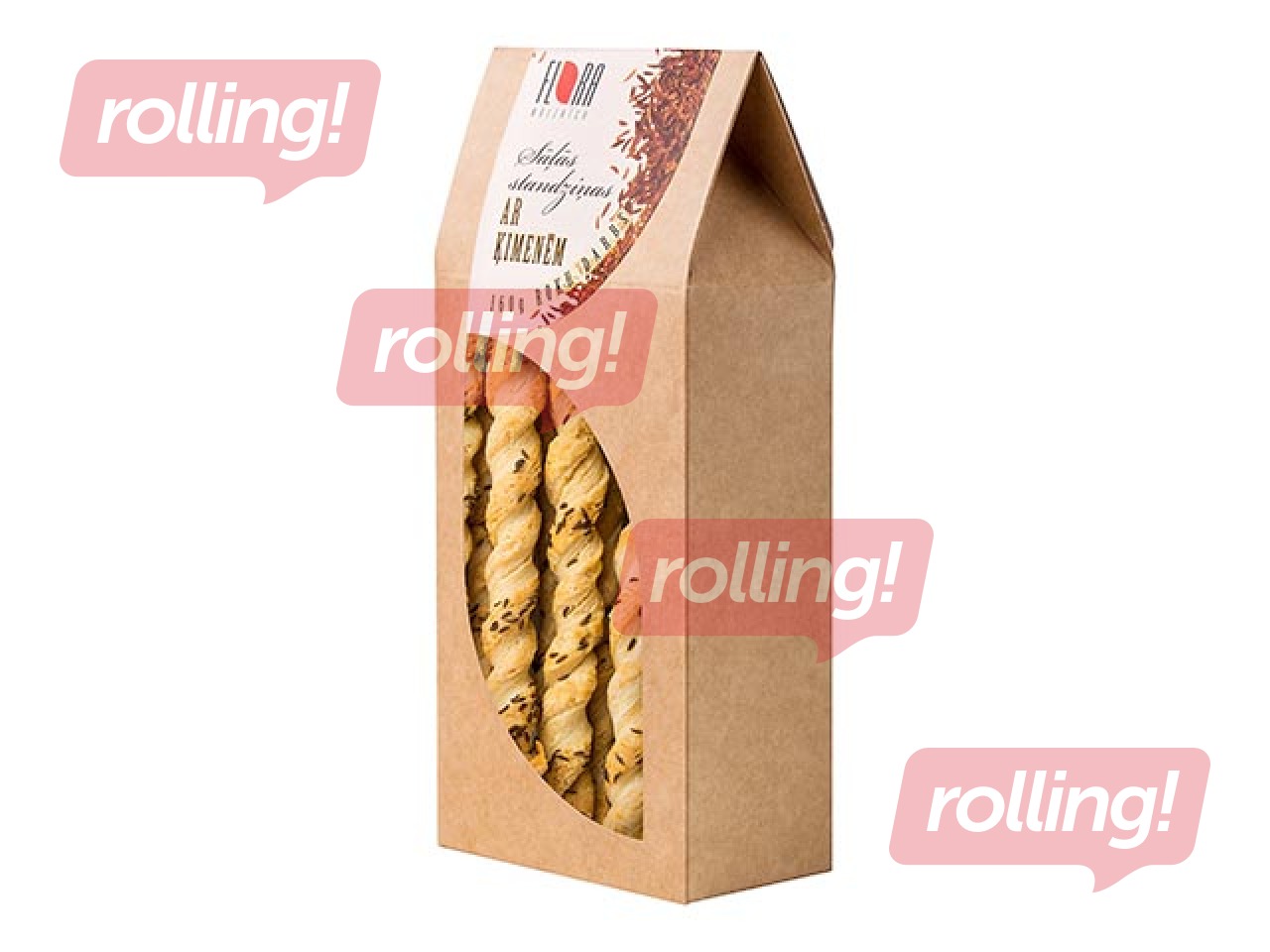 Biscuits Flora salty sticks with caraway seeds, 160 g