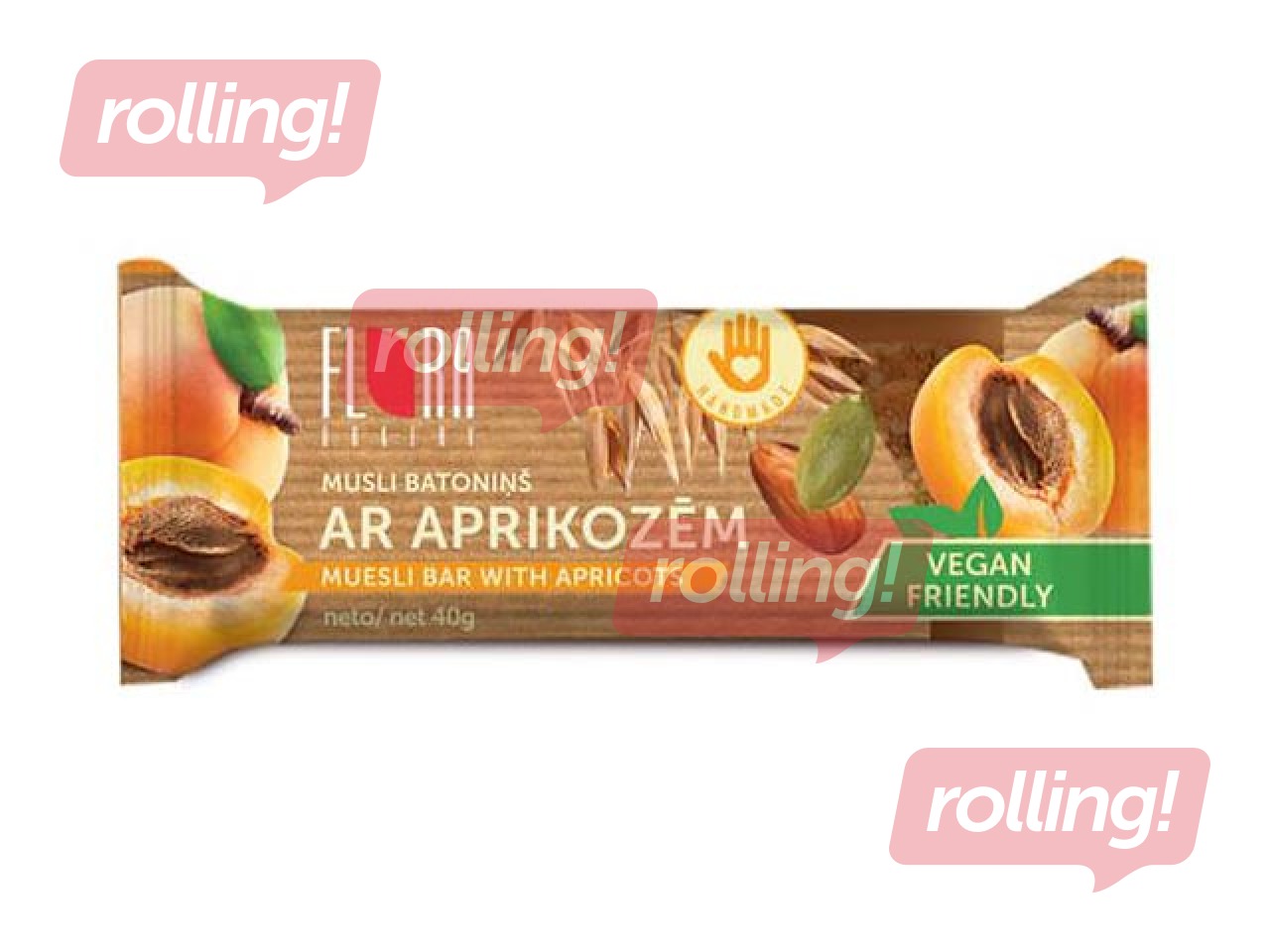 Muesli bar Flora with apricots, 40g