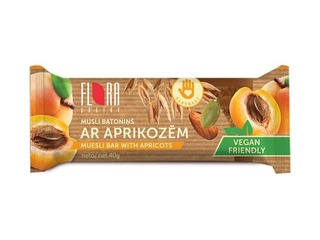 Müslibatoon Flora aprikoosidega, 40g