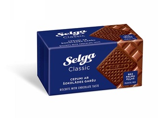 Biscuits with chocolate flavor Selga, 180 g