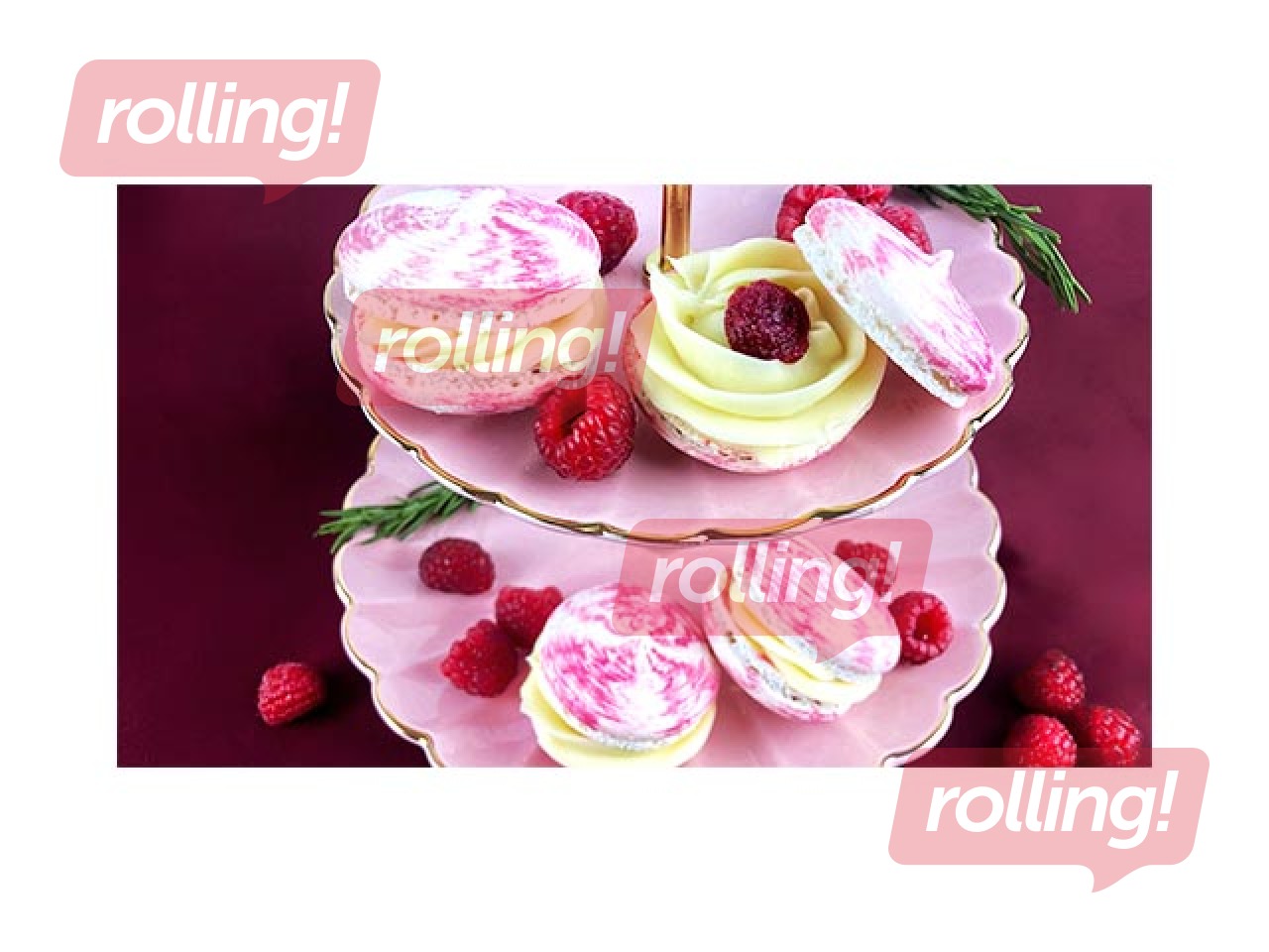 Макаруны Малиновый чизкейк, Sala, 6 шт.